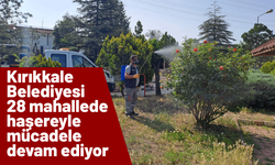 Kırıkkale Belediyesi’nden 28 mahallede haşereyle mücadele devam ediyor