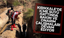 Kırıkkale’de içme suyu hattında bakım ve onarım çalışmaları devam ediyor