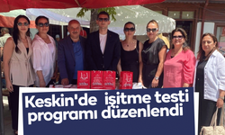 Keskin'de işitme testi programı düzenlendi