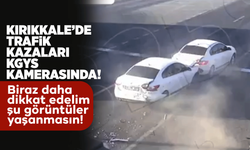 Kırıkkale’de trafik kazaları, KYGS kameralarına yansıdı!