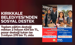 Kırıkkale Belediyesi'nden sosyal destek seferberliği