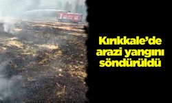 Kırıkkale’de arazi yangını söndürüldü