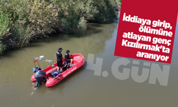 İddiaya girip, ölümüne atlayan genç 4 gündür Kızılırmak'ta aranıyor