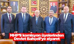 MHP’li komisyon üyelerinden Bahçeli’ye ziyaret