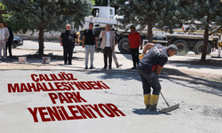 Çalılıöz Mahallesi'ndeki Park Yenileniyor