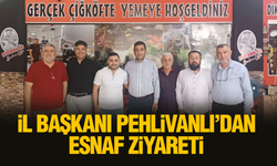 İl Başkanı Pehlivanlı’dan Esnaf Ziyareti