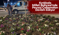 Kırıkkale Millet Bahçesi’nde Peyzaj Çalışmaları Devam Ediyor