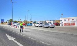 4 bin 573 kişi ve bin 828 araç sorgulandı