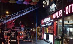 4 katlı binada yangın çıktı