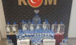 El yapımı alkol operasyonu: 125 litre etil alkol ele geçirildi