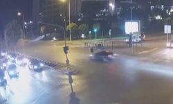 Kaza anları kameraya yansıdı