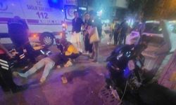 Kent merkezinde korkutan motosiklet kazası