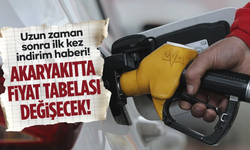 Sürücüleri sevindirecek haber! Akaryakıt fiyatına indirim geliyor!