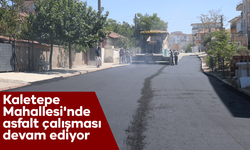 Kaletepe Mahallesi'nde asfalt çalışması devam ediyor