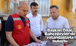 Başkan Önal, Bahçelievler’de vatandaşlarla buluştu