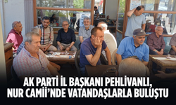 AK Parti İl Başkanı Pehlivanlı, Nur Camii’nde vatandaşlarla buluştu