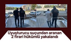 Uyuşturucu suçundan aranan 2 firari hükümlü yakalandı