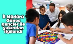 İl Müdürü Güneş gençler ile yakından ilgilendi