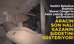 Keskin Belediye Başkanı Ekmel Cönger trafik kazası geçirdi