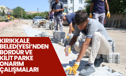 Kırıkkale Belediyesi’nden Bordür ve Kilit Parke Onarım Çalışmaları