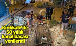 Kırıkkale’de 50 yıllık kanal bacası yenilendi