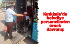 Kırıkkale’de belediye personelinden örnek davranış