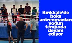 Kırıkkale’de boks antrenmanları yoğun tempoda devam ediyor