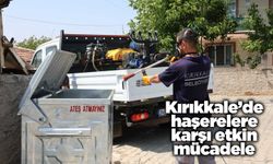 Kırıkkale’de haşerelere karşı etkin mücadele