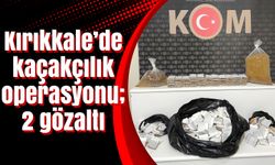 Kırıkkale’de kaçakçılık operasyonu; 2 gözaltı