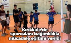 Kırıkkale’de sporculara bağımlılıkla mücadele eğitimi verildi