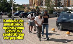 Kırıkkale’de uyuşturucu operasyonu; 12 bin 963 sentetik hap ele geçirildi