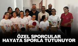 Özel sporcular hayata sporla tutunuyor