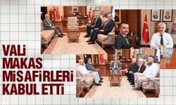 Vali Makas, çeşitli kurum ve sivil toplum temsilcilerini kabul etti