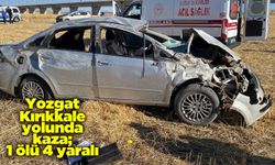 Yozgat-Kırıkkale karayolunda kaza; 1 ölü 4 yaralı