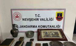 12 parça tarihi eser ele geçirildi