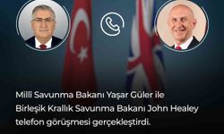Bakan Güler, Birleşik Krallık Savunma Bakanı Healey ile görüştü