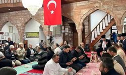 Gaziler sabah namazında buluştu