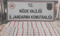 Yol kontrolünde 370 paket kaçak sigara ele geçirildi