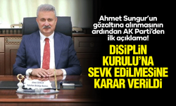 AK Parti’den Ahmet Sungur açıklaması!