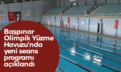 Başpınar Olimpik Yüzme Havuzu’nda yeni seans programı açıklandı