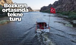 Bozkırın ortasında tekne turu