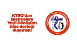 KTSO’dan İşletmelere Yeşil Dönüşüm hibe desteği duyurusu