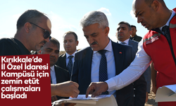 Kırıkkale’de İl Özel İdaresi Kampüsü için zemin etüt çalışmaları başladı