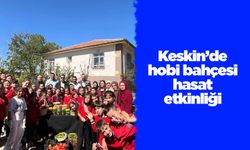 Keskin’de hobi bahçesi hasat etkinliği