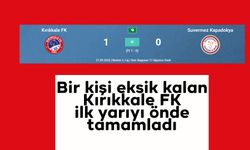 Karşılaşmanın ikinci yarısı başlıyor! Kırıkkale FK 1-0 önde!
