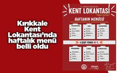 Kırıkkale Kent Lokantası’nda haftalık menü belli oldu