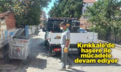 Kırıkkale’de haşere ile mücadele devam ediyor