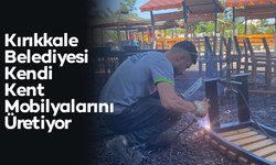 Kırıkkale Belediyesi Kendi Kent Mobilyalarını Üretiyor