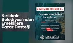 Kırıkkale Belediyesi’nden Emeklilere Pazar Desteği