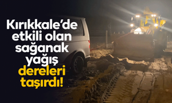 Kırıkkale'yi sağanak vurdu: Dereler taştı, ekipler anında müdahale etti